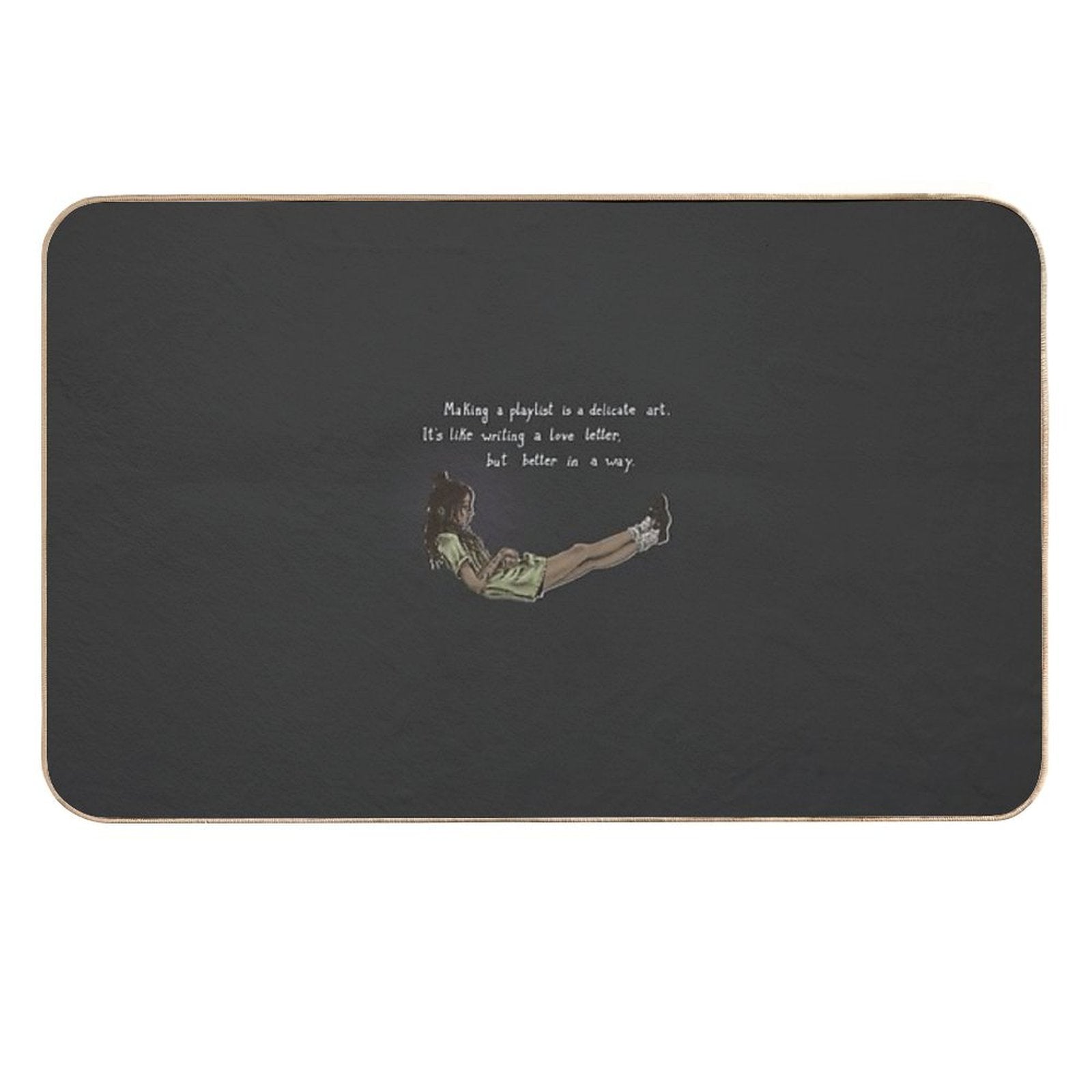 High Fidelity Rob  Easy Maintenance Bath Mat