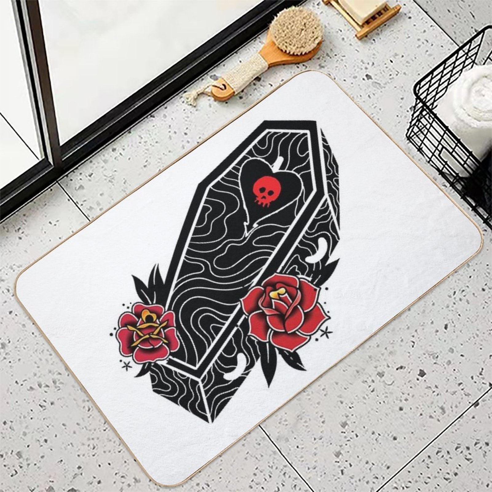 Alkaline Trio Cooking Wine  High-Traffic Bath Mat