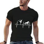Ballet Funny Horse Lover Ballerina Ballet Dancer  Oversized Silhouette T-Shirt