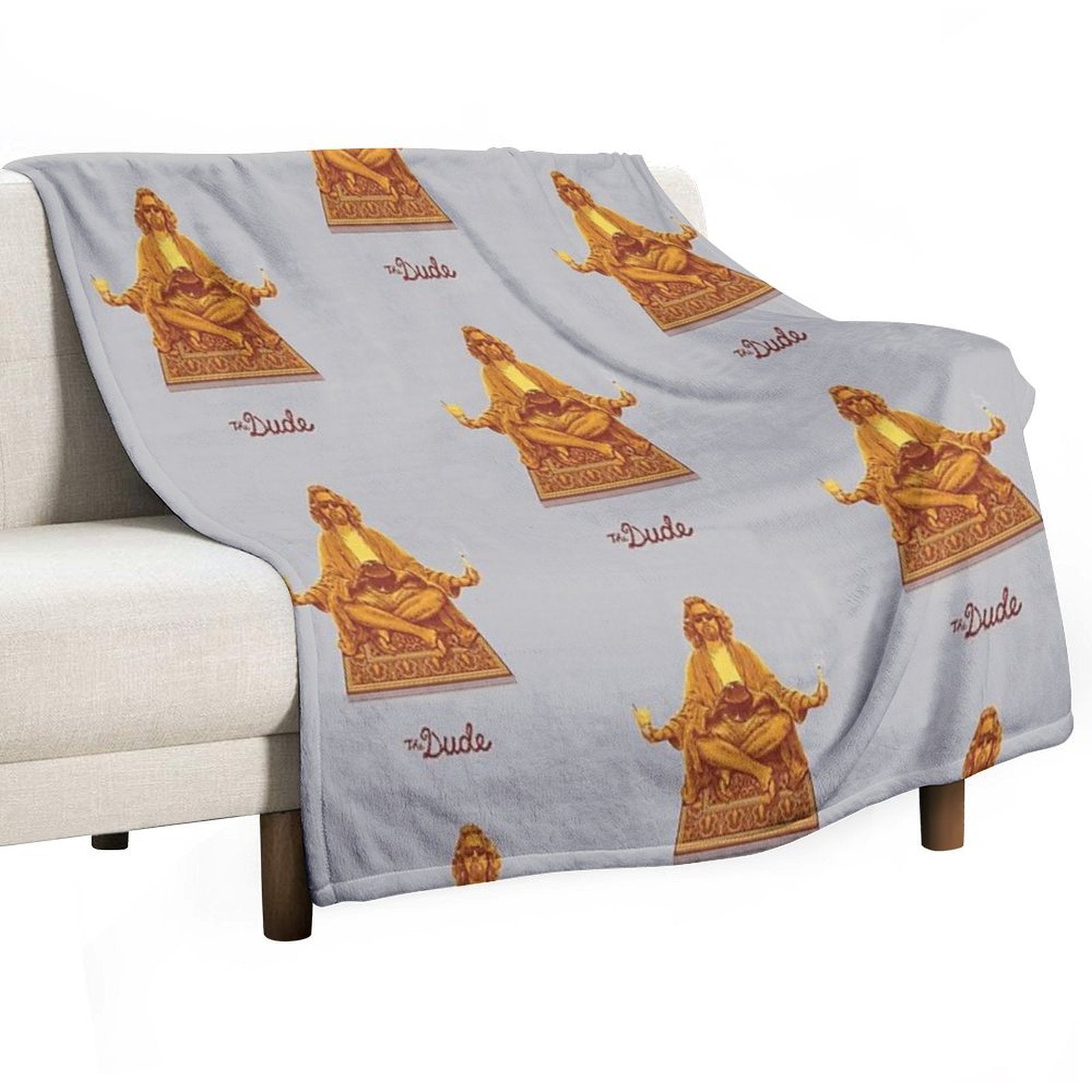 The Dude Budha The Big Lebowski Shrink-resistant Throw Blanket