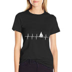 Sailing Heartbeat T-shirt for Sailors  Affordable Price T-Shirt