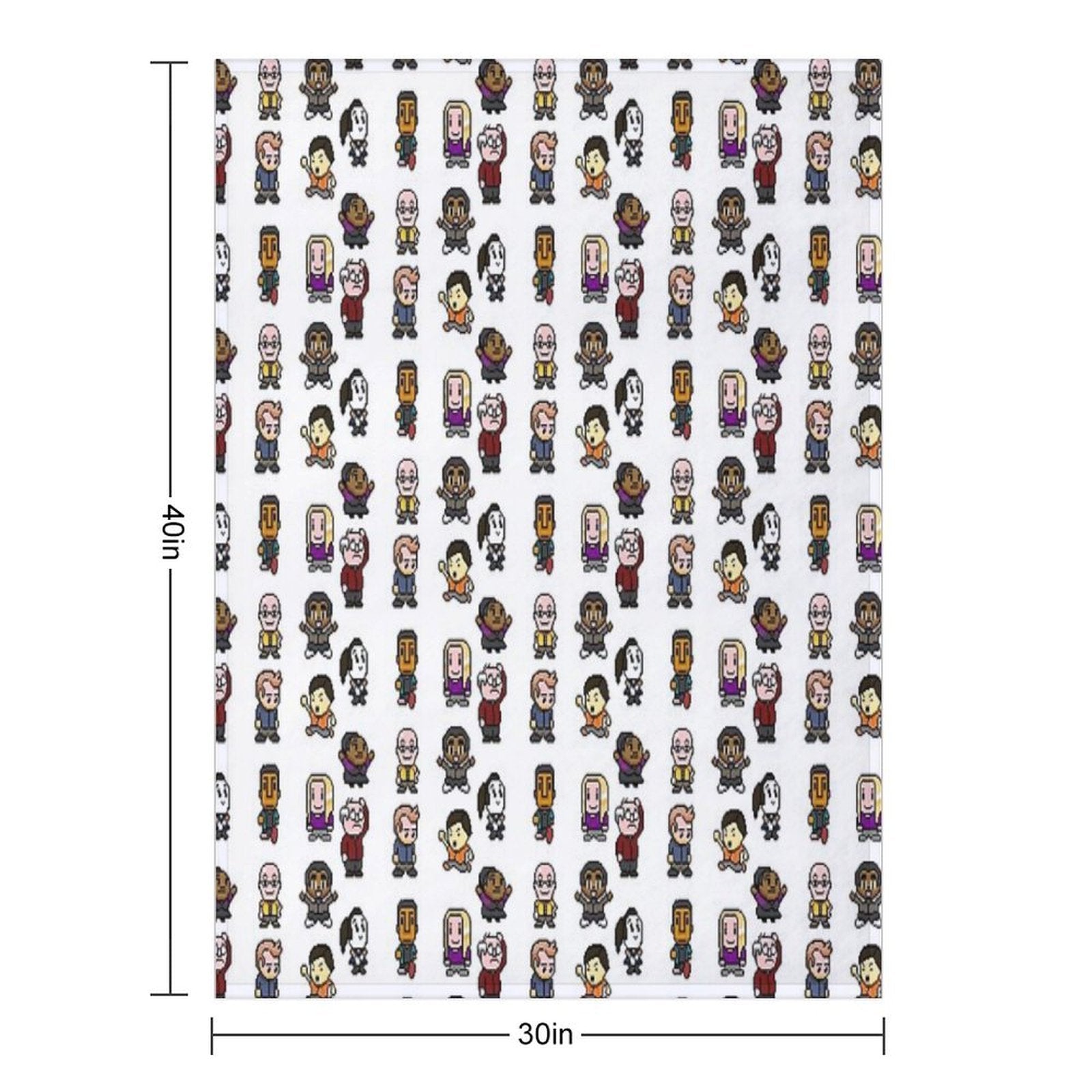 Community Bit Character Premium Throw Blanket