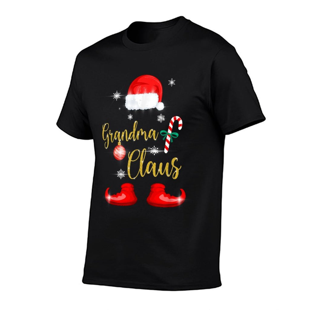 Grandma Santa Claus Funny Family Christmas Pjs for Granny  Versatile T-Shirt