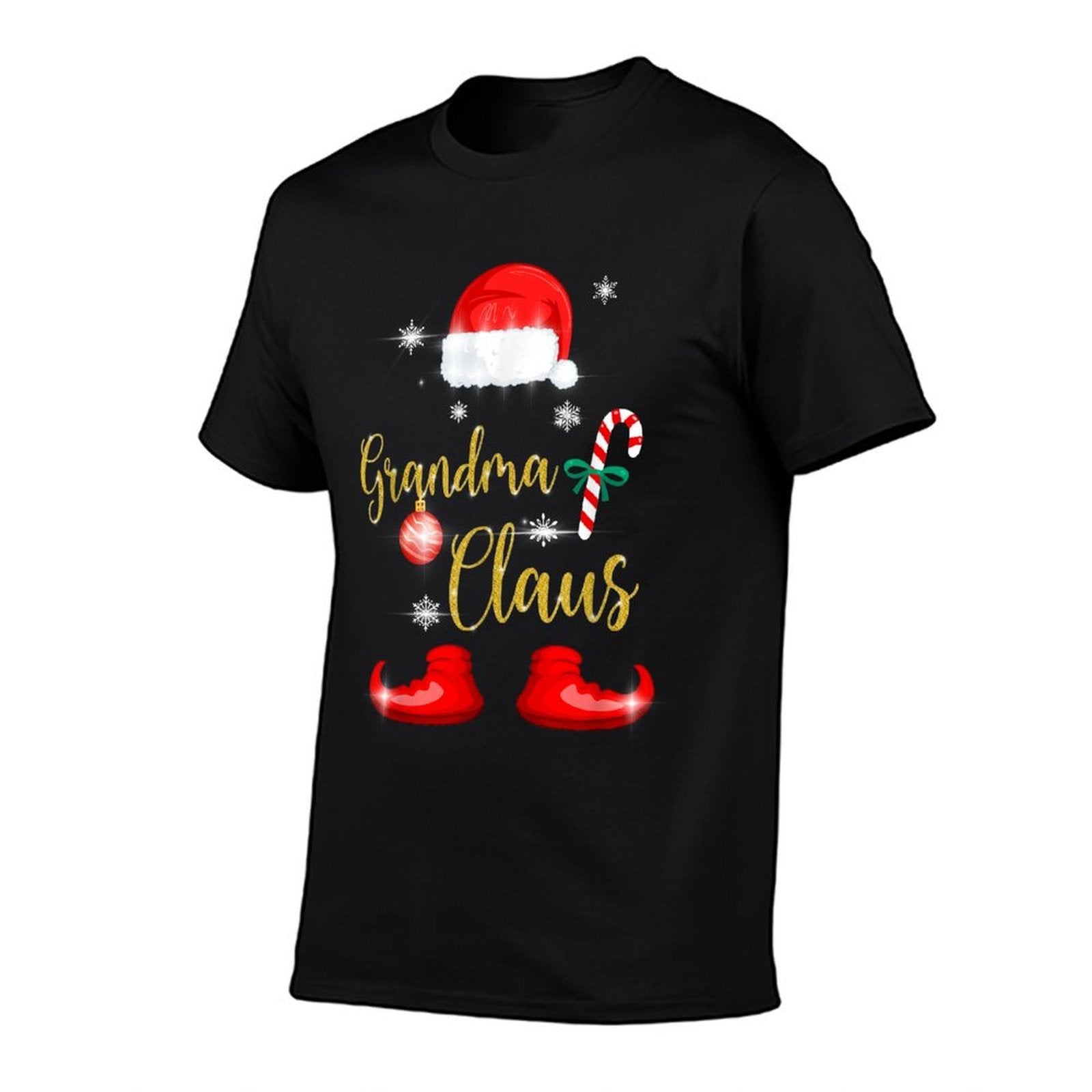 Grandma Santa Claus Funny Family Christmas Pjs for Granny  Versatile T-Shirt