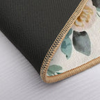 Cheerful Watercolor Buttercup Flowers  High-Traffic Bath Mat