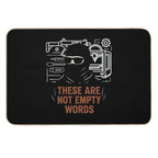 These Are Not Empty Words JStark  Dirt-Trapping Bath Mat