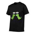 Funny Cute T-Rex - Dinosaur - Funny Text - Humour - Happy  Trendy Pattern T-Shirt