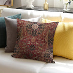 Persian Carpet Soft Luxury Feel Throw Pillow
