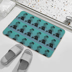 Alfred Hitchcock Collage - Gradient  Long-Lasting Bath Mat