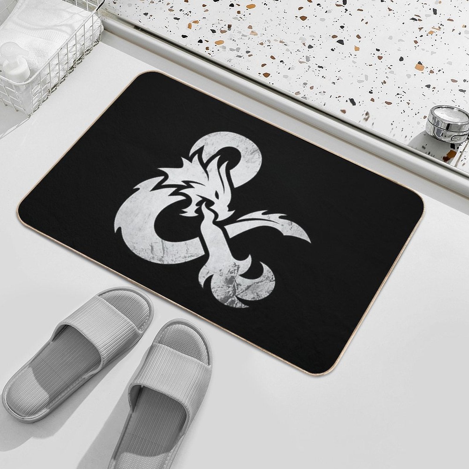 Dungeons & Dragons (Aged)  Eco-Friendly Bath Mat