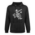 Baseball Skeleton Playing Baseball Halloween Skull Lover Versatile Streetwear Hoodie