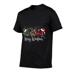 Dog Mama Merry Woofmas Christmas  Quick-drying T-Shirt
