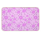 Petal Whimsy - Playful Floral Pattern  Anti-Trip Bath Mat