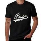 Poppa Retro Style Father’s Day Funny Poppa Grandpa  Affordable Price T-Shirt