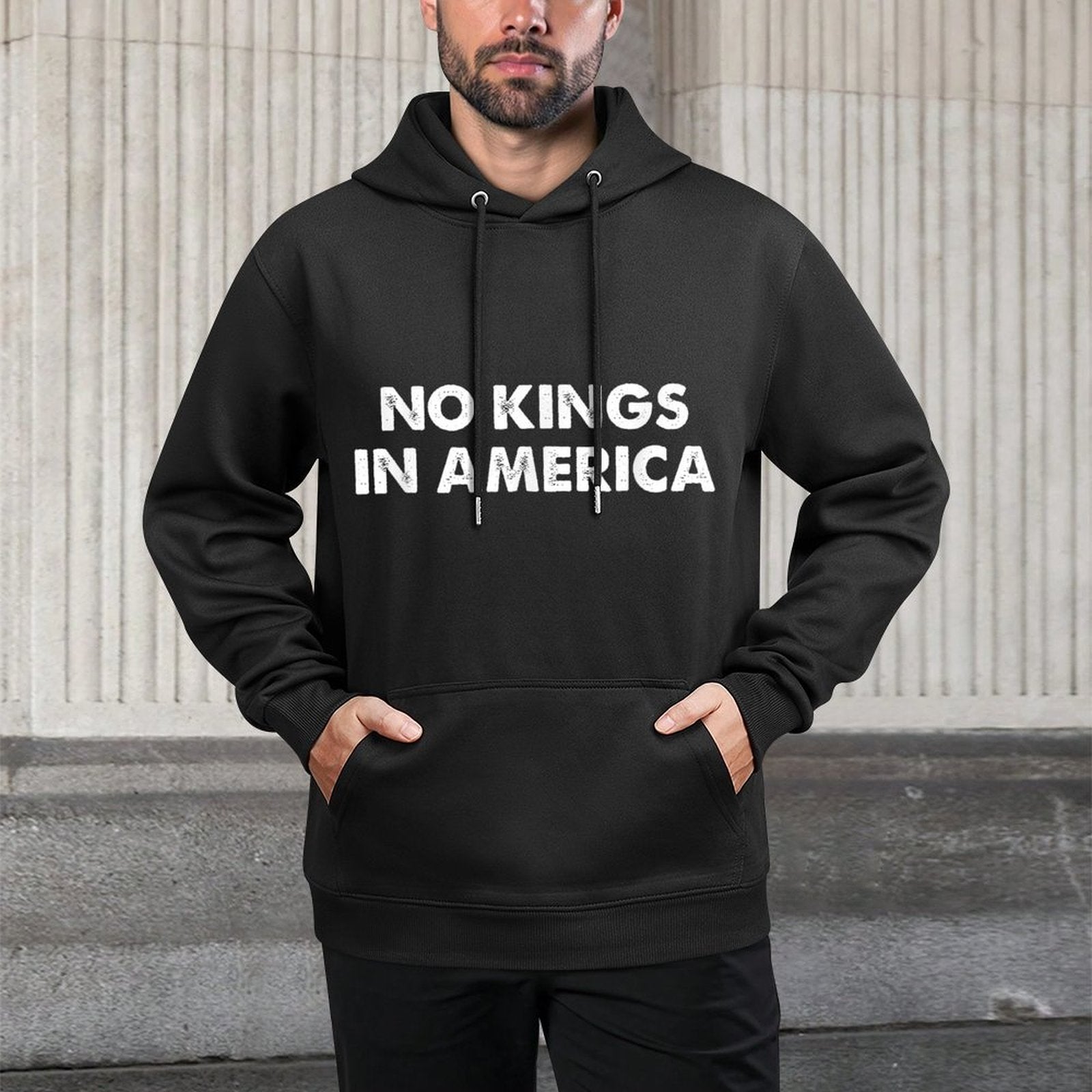 No Kings In America Presidential Immunity SCOTUS Protest Unisex Design Hoodie