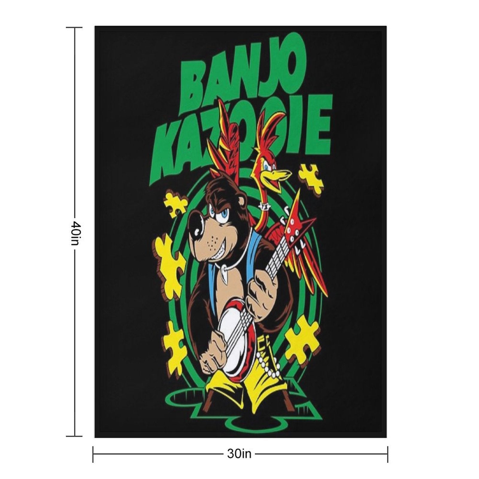 Banjo Kazooie Versatility Throw Blanket