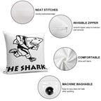 The Sharks Rugby Supporter Gear Soft Shrink-Resistant Throw Pillow