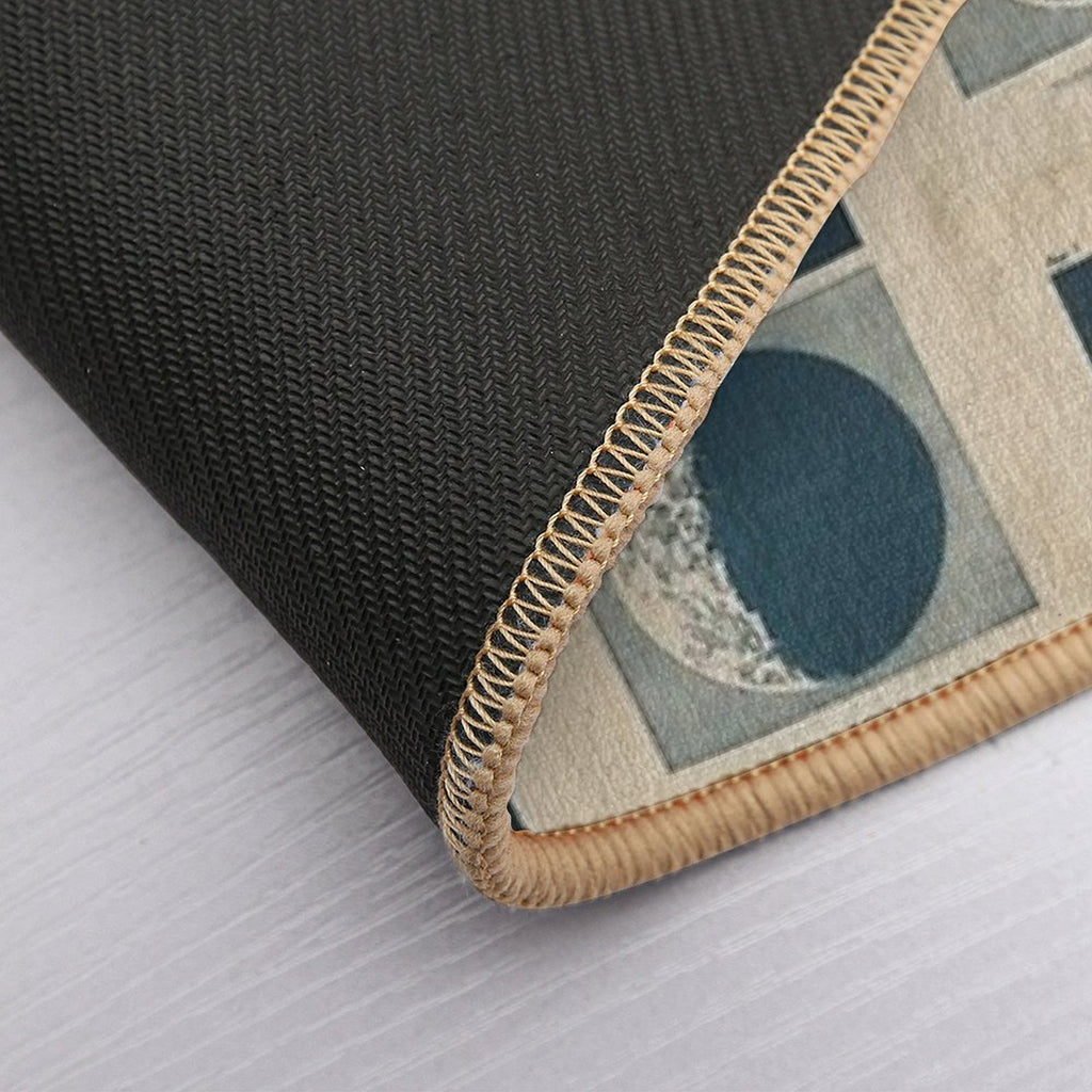 Full And Crescent Moon  Dirt-Trapping Bath Mat