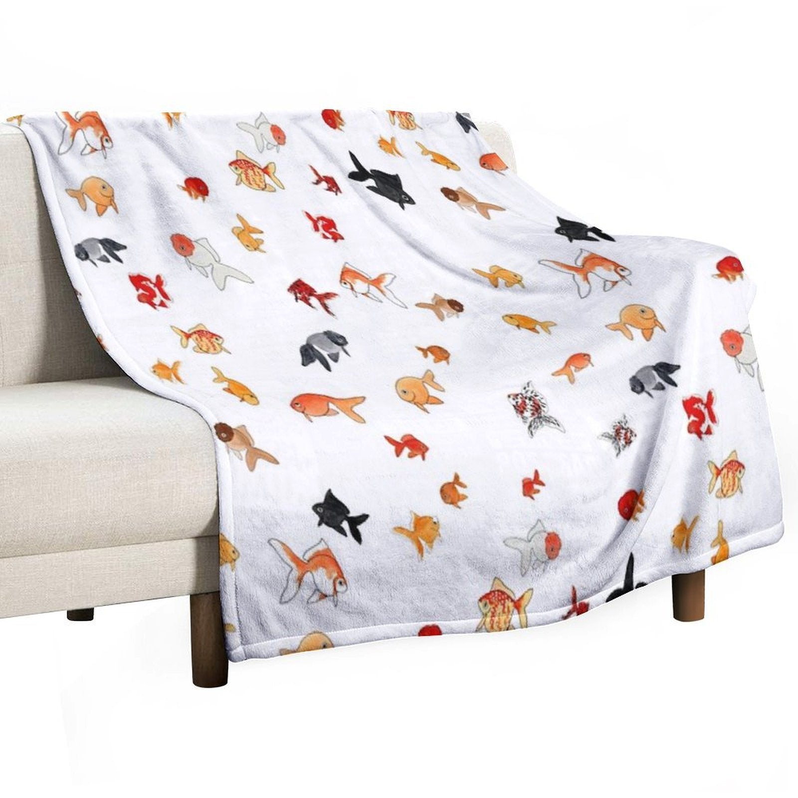 Fish Fancy Compact Throw Blanket