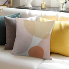 Abstract Art Mid Century Art Soft Reinforced Edging Throw Pillow