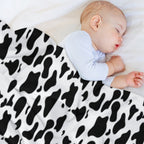 Cow Print Versatility Throw Blanket
