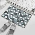 Cute Penguin Crowd  Easy To Clean Bath Mat