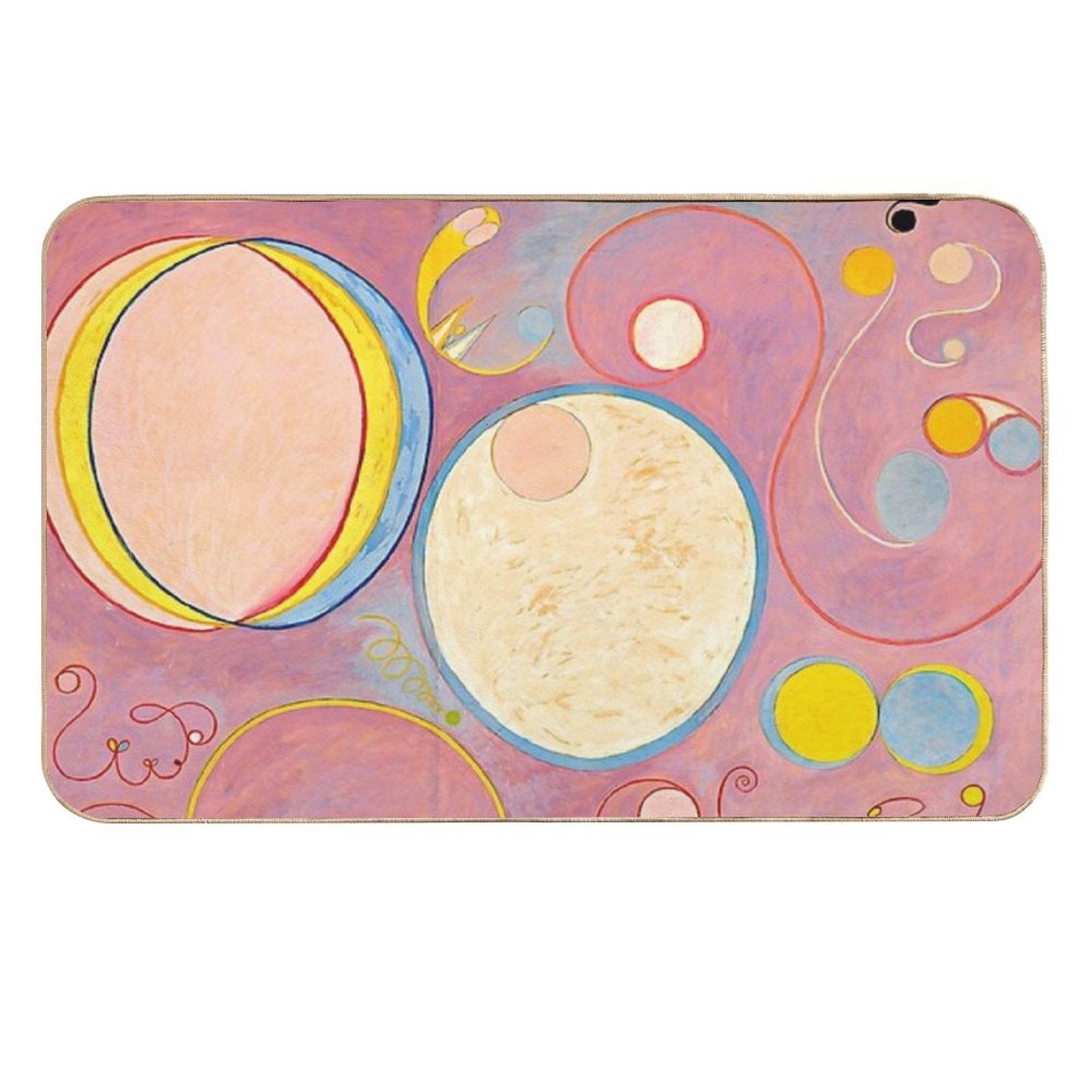 The Ten Largest No. 8 Adulthood - Hilma Af Klint  Rapid-Drying Bath Mat