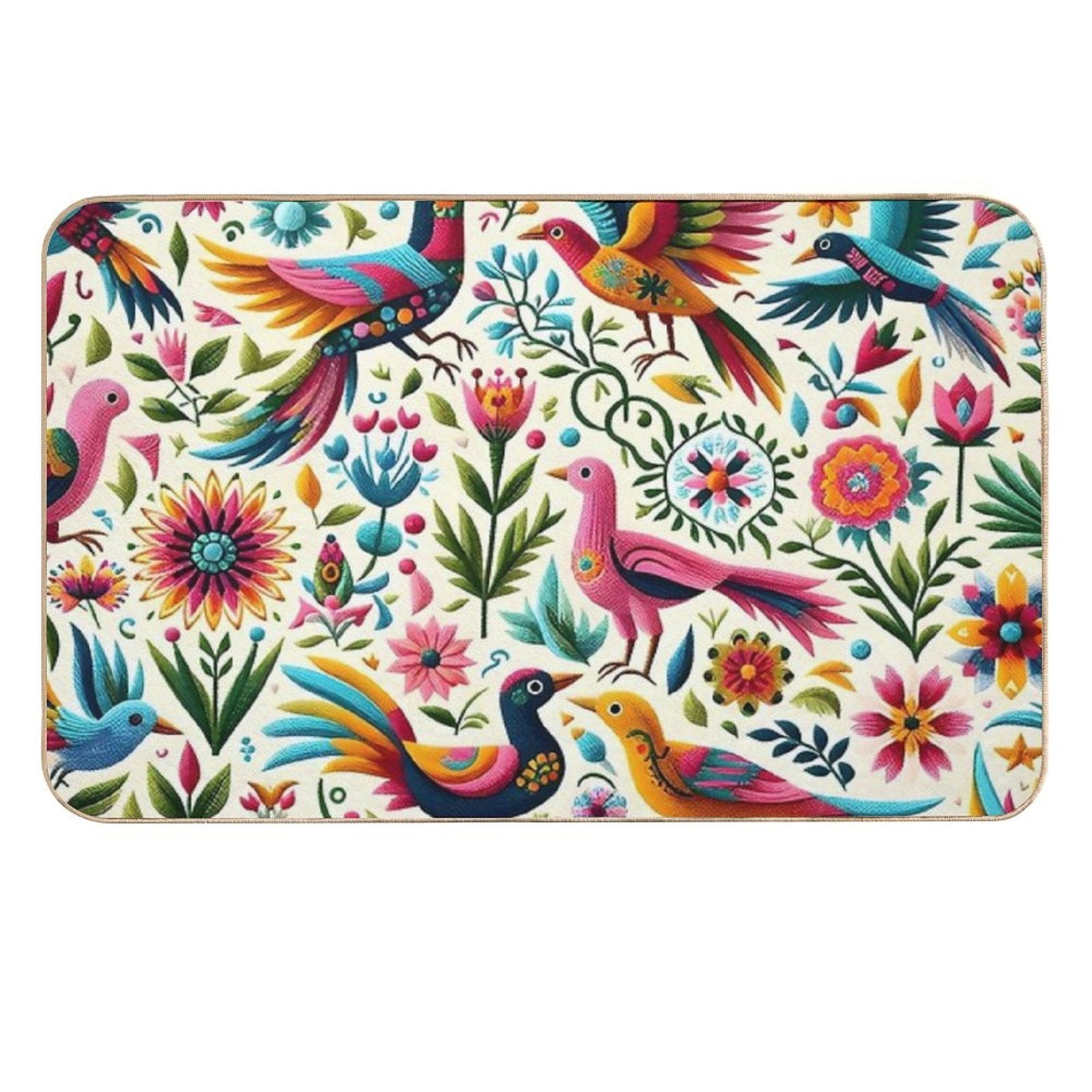 Tenango Otomi Mexico  Odorless Bath Mat