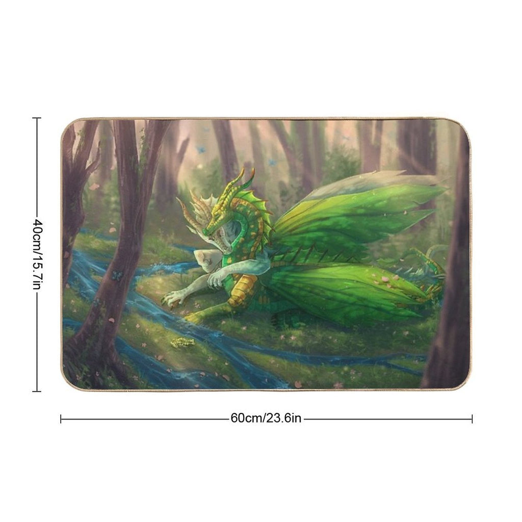 Wings of Fire - Sundew And Willow  Fade-Resistant Bath Mat