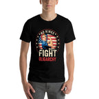 Vintage No Kings Fight Oligarchy Womans Girl America  Durable T-Shirt