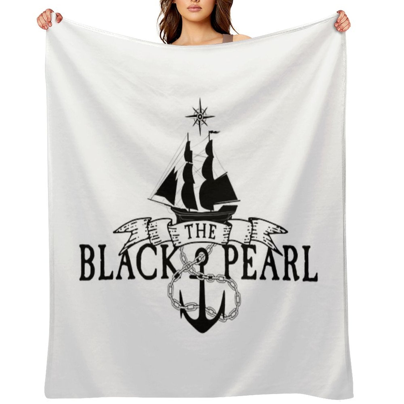 Black Pearl - Pirate Sailing Ship Durable Throw Blanket
