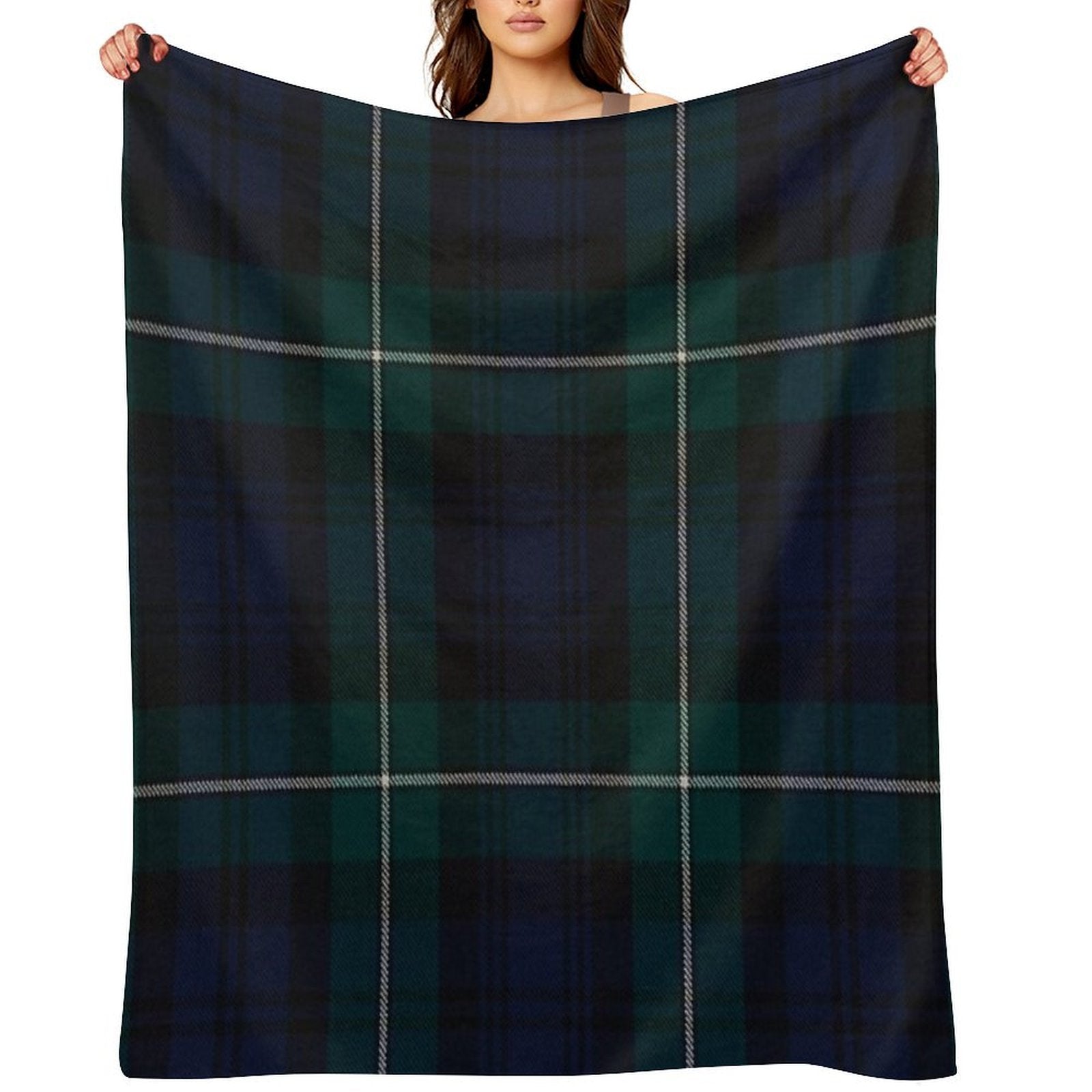 Forbes Scottish Tartan Sustainable Throw Blanket