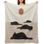 Cat Landscape 69 Eco-conscious Throw Blanket