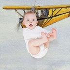 Piper J-3 Cub Wrinkle-free Throw Blanket