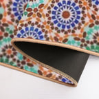 Zellige Moroccan Mosaic Tilework, Traditional Moroccan Art  Easy Maintenance Bath Mat