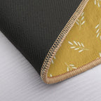 Simple Leaf (marigold)  Fade-Resistant Bath Mat