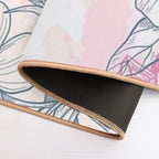 Flowers  Rapid-Drying Bath Mat