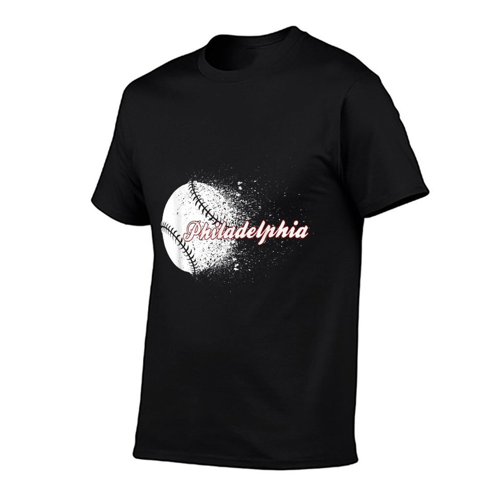 Philadelphia Baseball Skyline Philly Men Women  Trendy Pattern T-Shirt