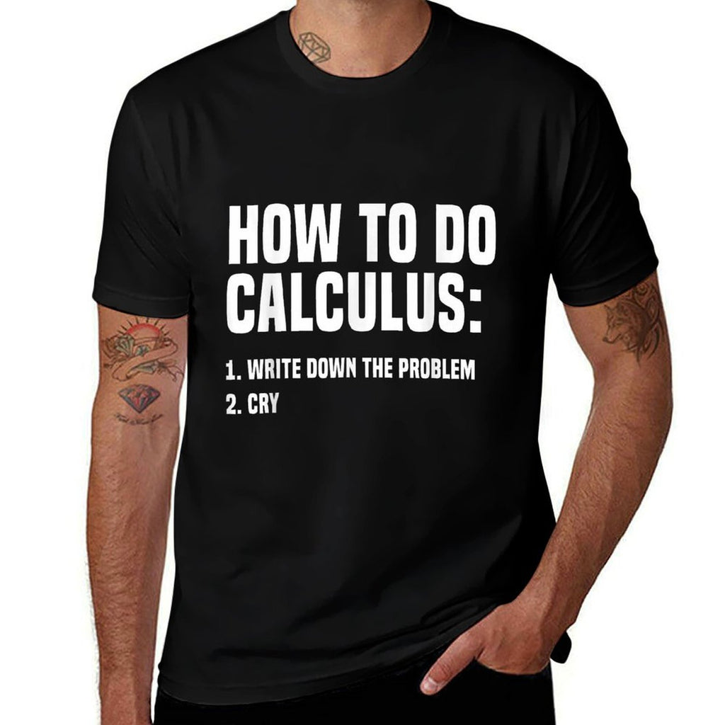 Funny Math How To Do Calculus Funny Algebra  Lightweight T-Shirt