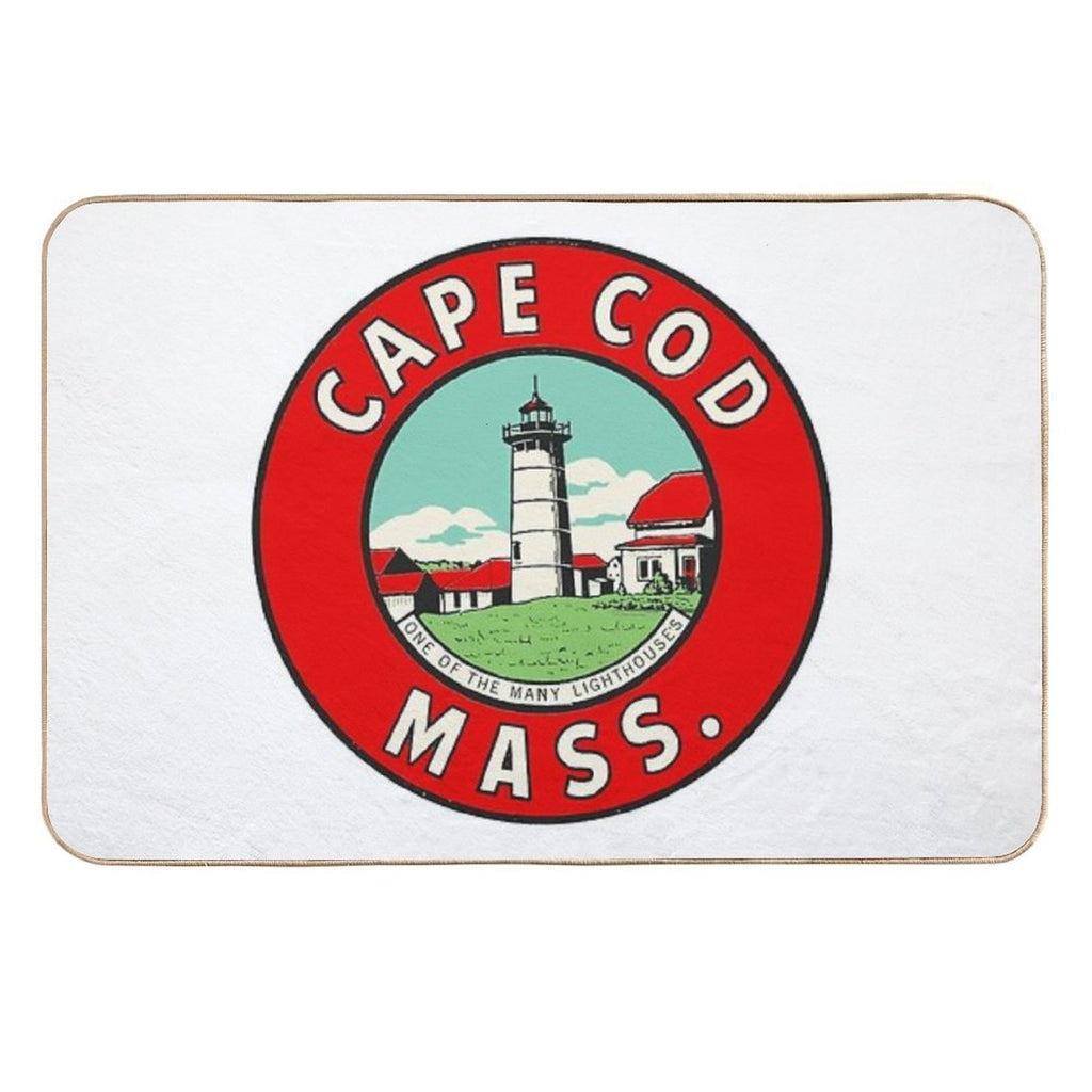 Vintage Cape Cod Decal  Versatile Bath Mat