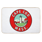 Vintage Cape Cod Decal  Versatile Bath Mat