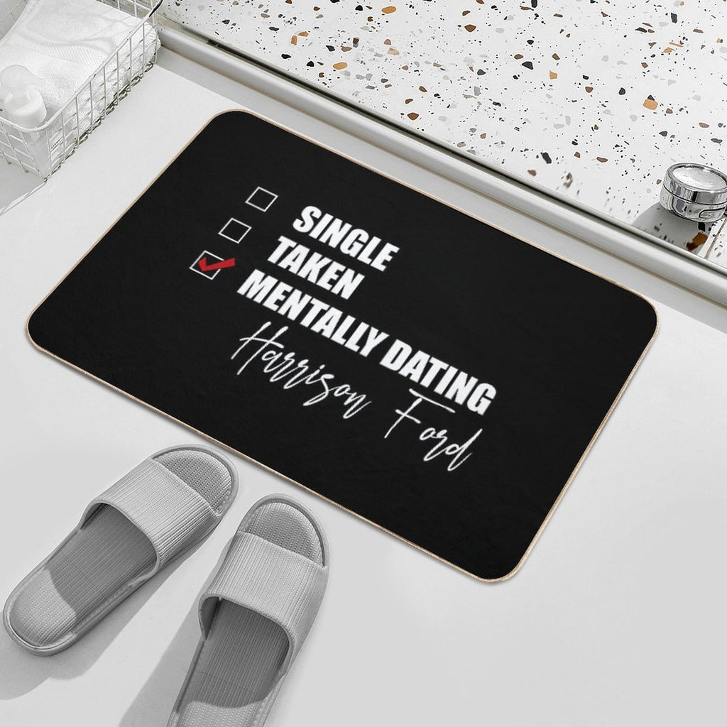 Mentally Dating Harrison Ford  Anti-Trip Bath Mat