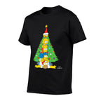 The Simpsons Holiday Family Christmas Tree Stack  Breathable T-Shirt