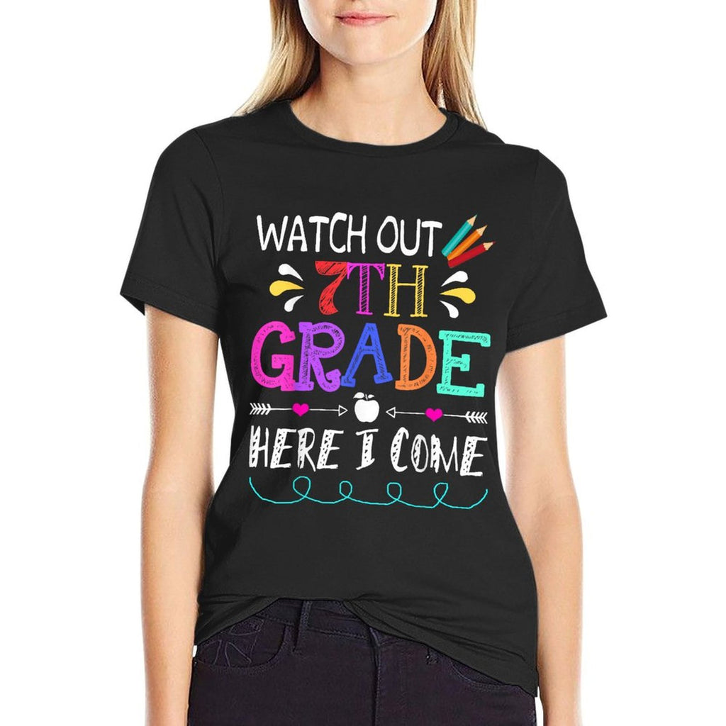 Watch Out 7th Grade Here I Come Funny Unicorn Back To School  Quick-drying T-Shirt