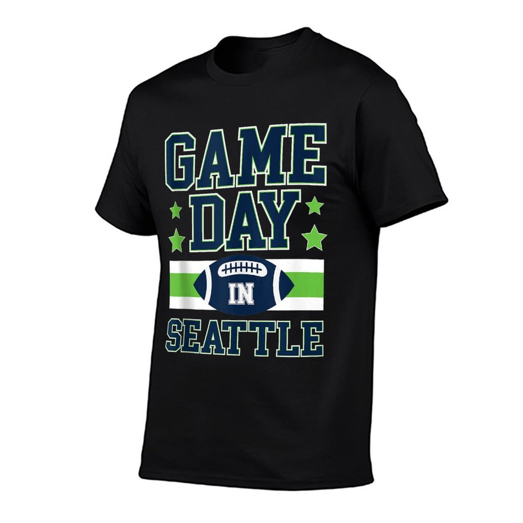 Game Day In Seattle Football Fans Season Trend Gift  Affordable Price T-Shirt