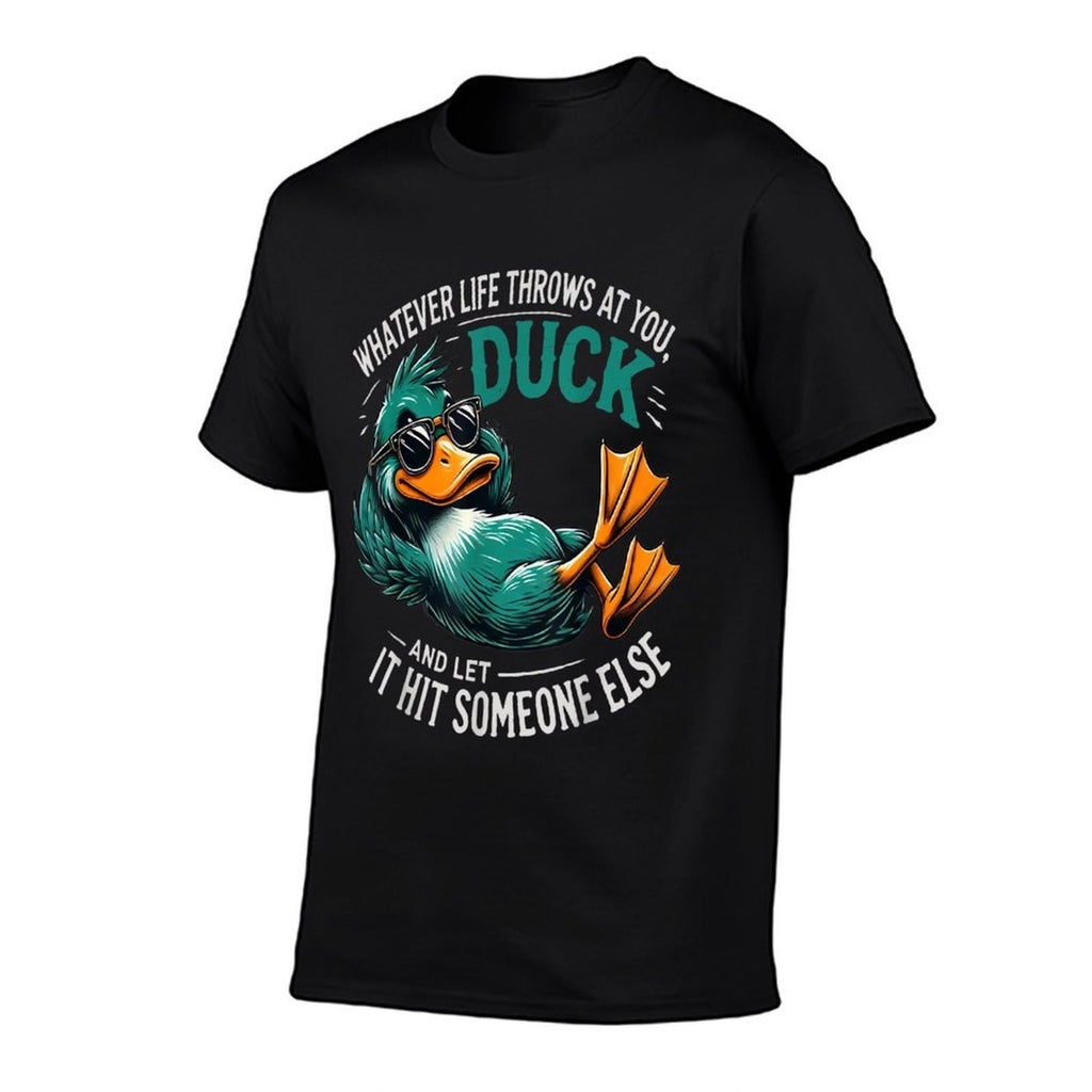 Funny Duck Graphics Men Women Funny Quote Novelty  Vintage-inspired T-Shirt