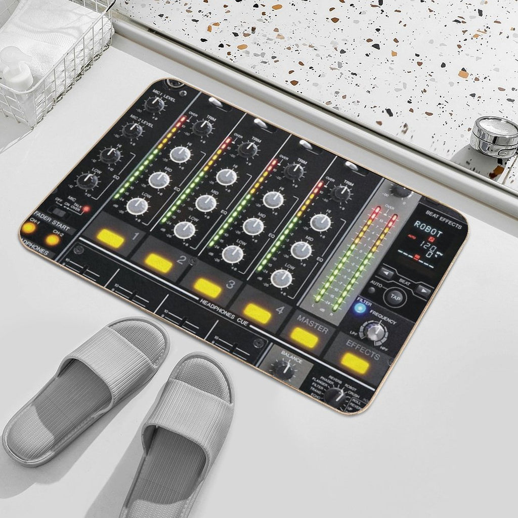 DJ MIXER  Easy To Clean Bath Mat