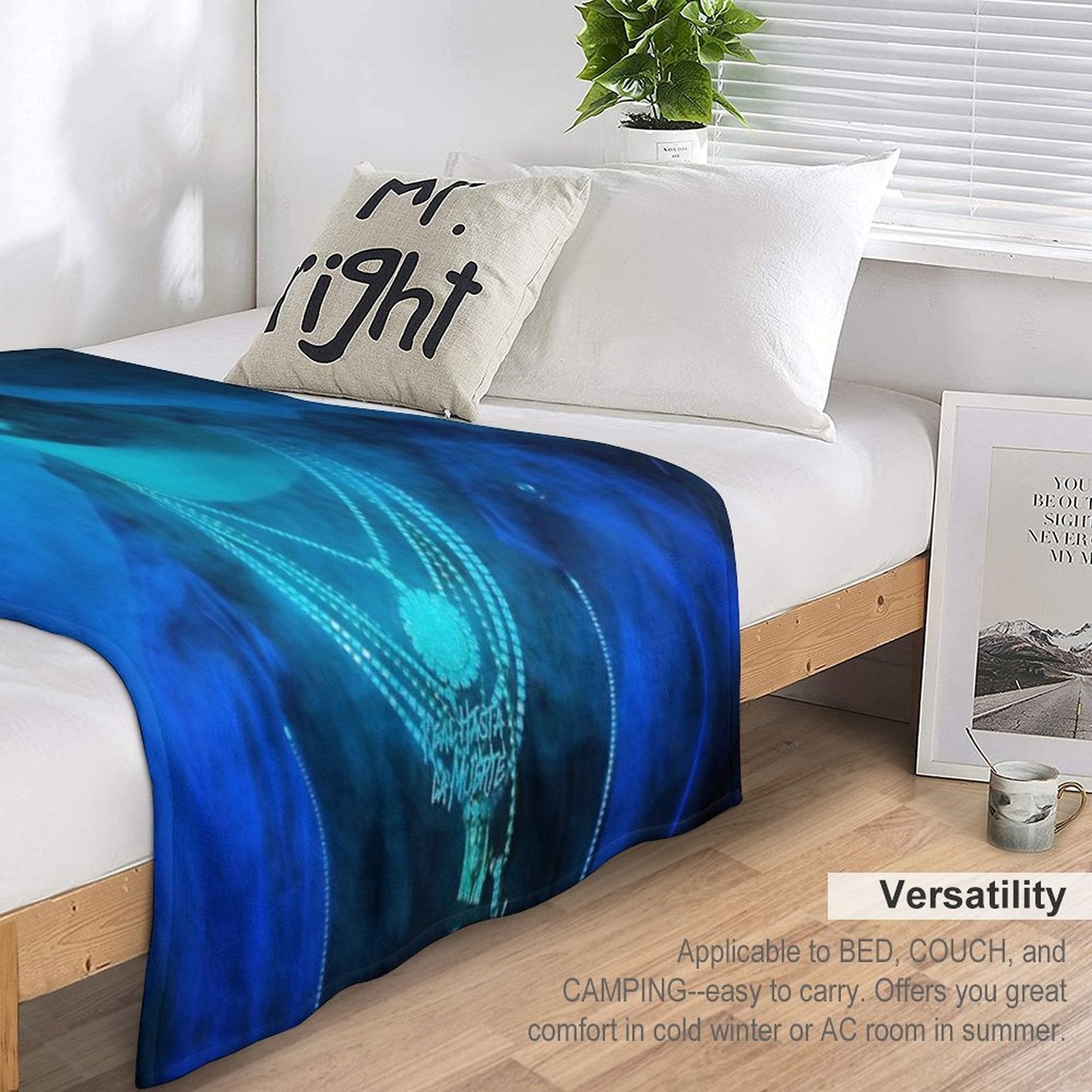 Real Hasta La Muerte Album Cover Anuel AA Sustainable Throw Blanket