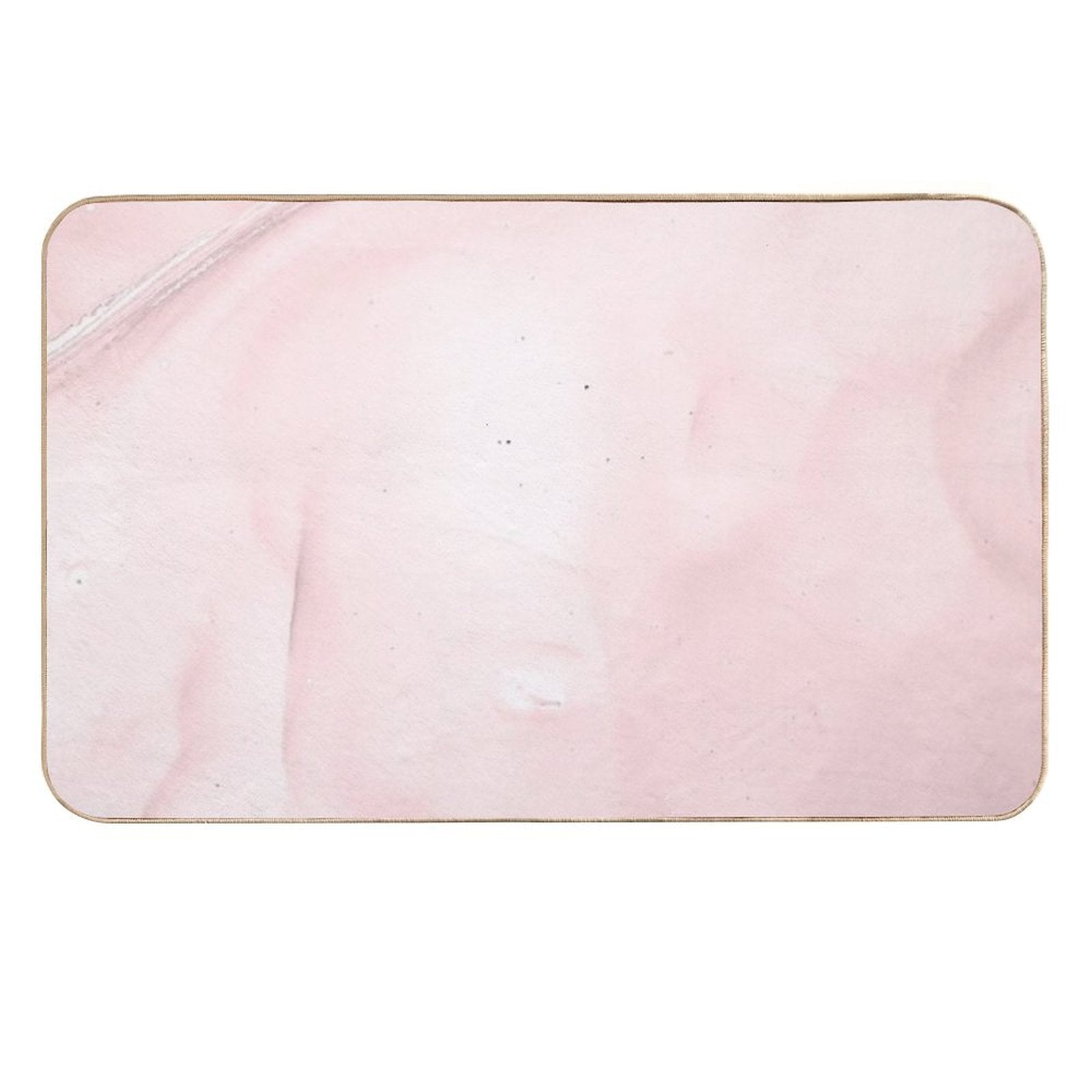 Blush Pink Marble, Soft Pastel Pink Marble  Eco-Friendly Bath Mat
