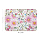 Delicate Flower Meadow  High-Traffic Bath Mat